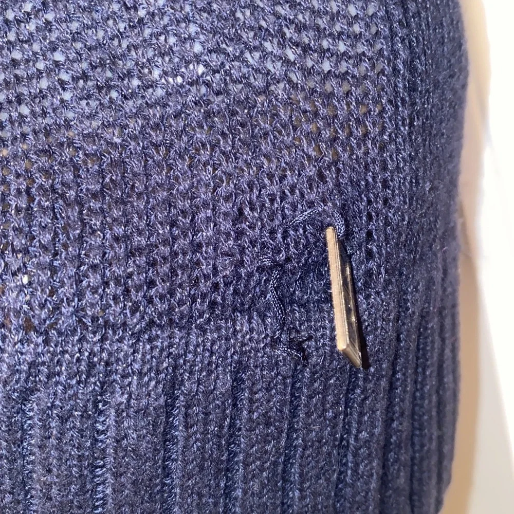 Armani‎ Exchange Two Tone Knit Button Down Cardigan